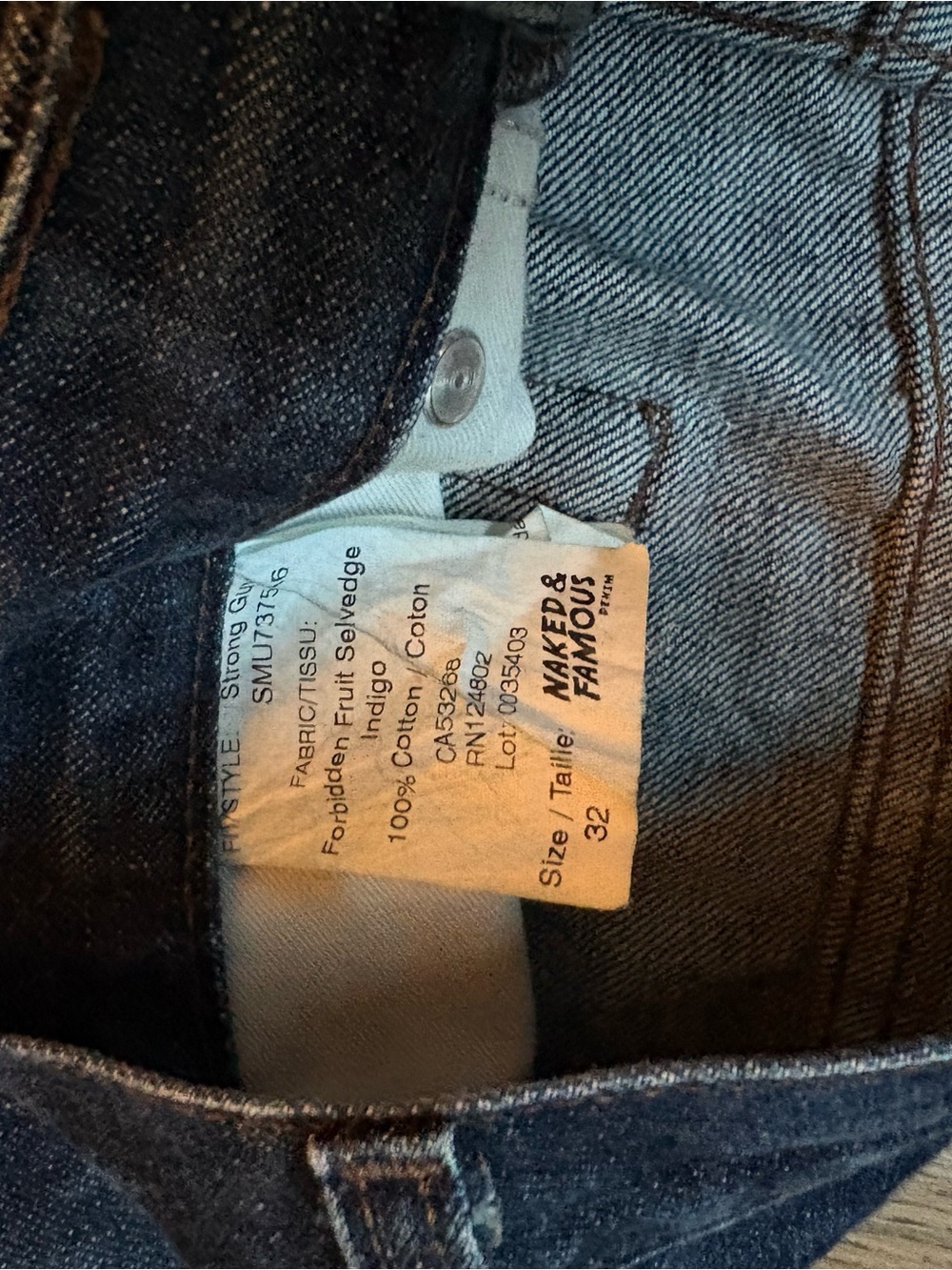 Naked & Famous - Strong guy Forbidden Fruit Selvedge View 3